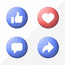 Image result for Like Message Share Icons