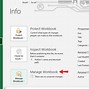 Image result for Excel Revert to Previous Version