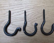Image result for Screw Hooks for Wood Black