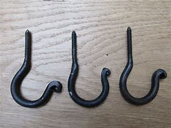 Image result for Black Metal Screw Hooks