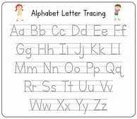 Image result for ABC Tracing Template