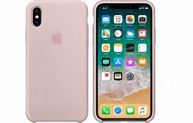 Image result for Apple iPhone X Silicone Case Pink Sand