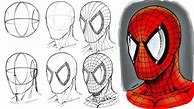 Image result for Spider-Man Side View Drawing