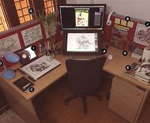 Image result for Drawing Desk Setup