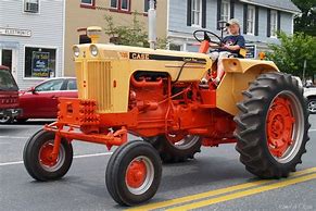 Image result for Orange Case Tractors