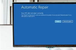 Image result for Your PC Did Not Start Correctly Windows 1.0