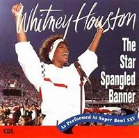 Image result for Super Bowl National Anthem Singer Whitney Houston