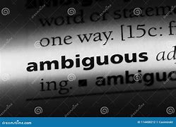 Image result for ambiguo