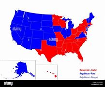 Image result for Map of Presidential Election 1976