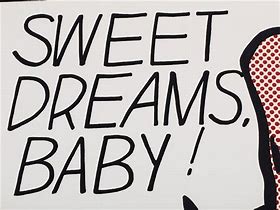 Image result for Sweet Dreams Baby Roy Lichtenstein