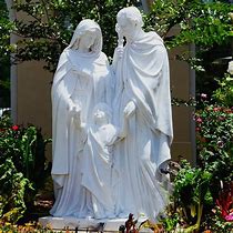 Image result for Inscription Under Holy Family Statue