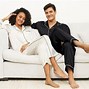 Image result for Matching Silk Pajamas for Couples
