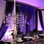 Image result for Purple and Black Wedding Decorations