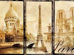 Image result for Paris Collage Wallpaper