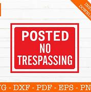 Image result for No Trespassing Signs DXF Files