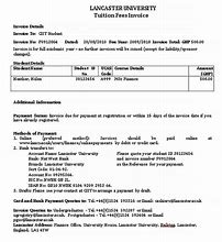 Image result for Sample Tuition Bill Statement