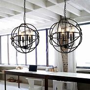 Image result for Wrought Iron Pendant Light