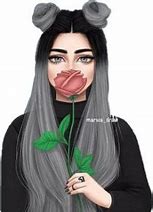 Image result for iPhone Black Wallpaper Girly