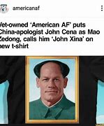 Image result for John Cena Mao T-Shirt