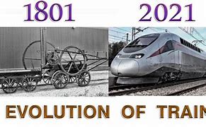 Image result for Train Evolution Timeline