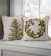 Image result for Christmas Poinsettia Decor Pillows