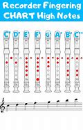 Image result for Recorder Finger Chart Base Clef