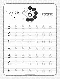 Image result for Dotted Number 6