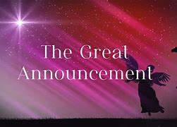 Image result for Great Announcement