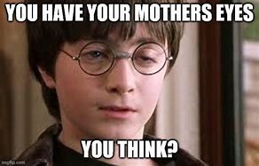 Image result for You Have Your Mother's Eyes Meme