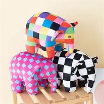 Image result for Elmer The Elephant Plush Toy