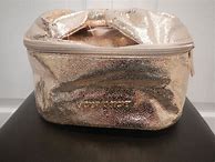 Image result for Victoria Secret Gold Makeup Bag