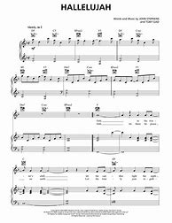 Image result for Hallelujah Carrie Underwood Piano Sheet Music