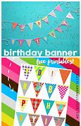 Image result for Printable Mini Birthday Banner