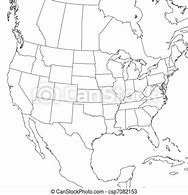 Image result for Blank Weather Map of Lower 48