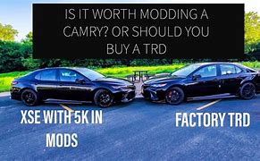 Image result for Camry XSE V6 vs TRD