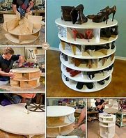 Image result for Carousel Shoe Rack