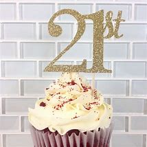 Image result for 21st Birthday Cake Toppers