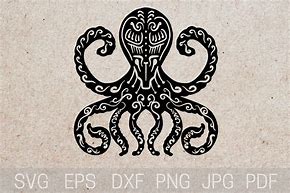 Image result for Octopus Silhouette Tattoo