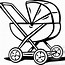 Image result for Baby Girl Stroller Cartoon