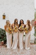 Image result for Wedding Party Champagne Bridesmaid