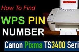 Image result for Where Is WPS Button On Canon Printer
