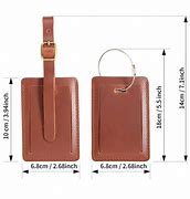 Image result for leather bag tag for mens