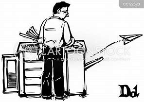 Image result for Photocopy Machine Cartoon