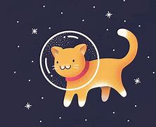 Image result for Cartoon Space Cat