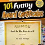 Image result for Free Funny Award Certificates