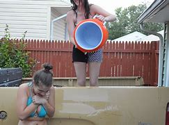 Image result for Ladies Ice Bucket Challenge