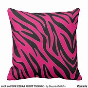 Image result for Pink Zebra Sequin Pillow