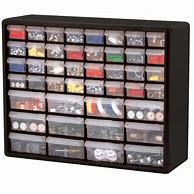 Image result for Drawer Plastic Parts Storage Hardware and Craft Cabinet