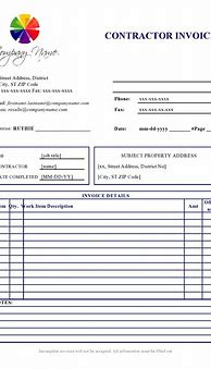 Image result for Free Construction Invoice Forms