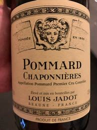 Image result for Louis Jadot Pommard Chaponnieres